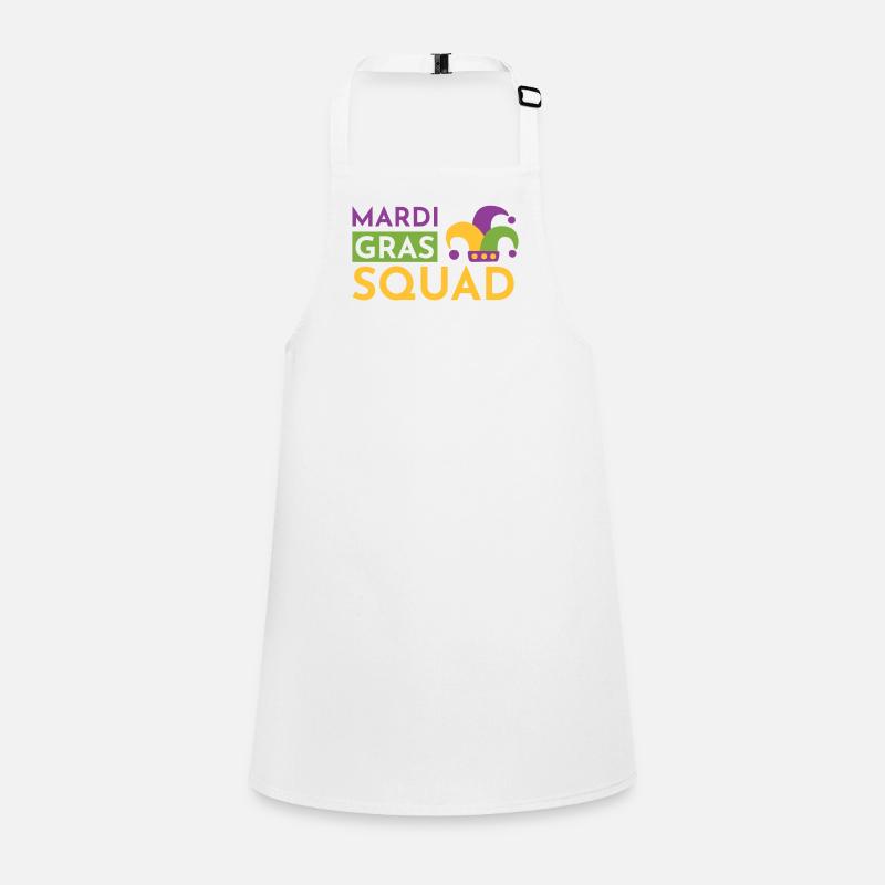 Mardi Gras Squad Children's Apron