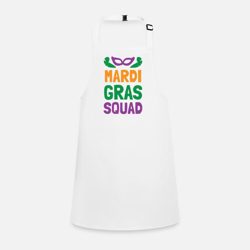 Mardi Gras Squad Children's Apron