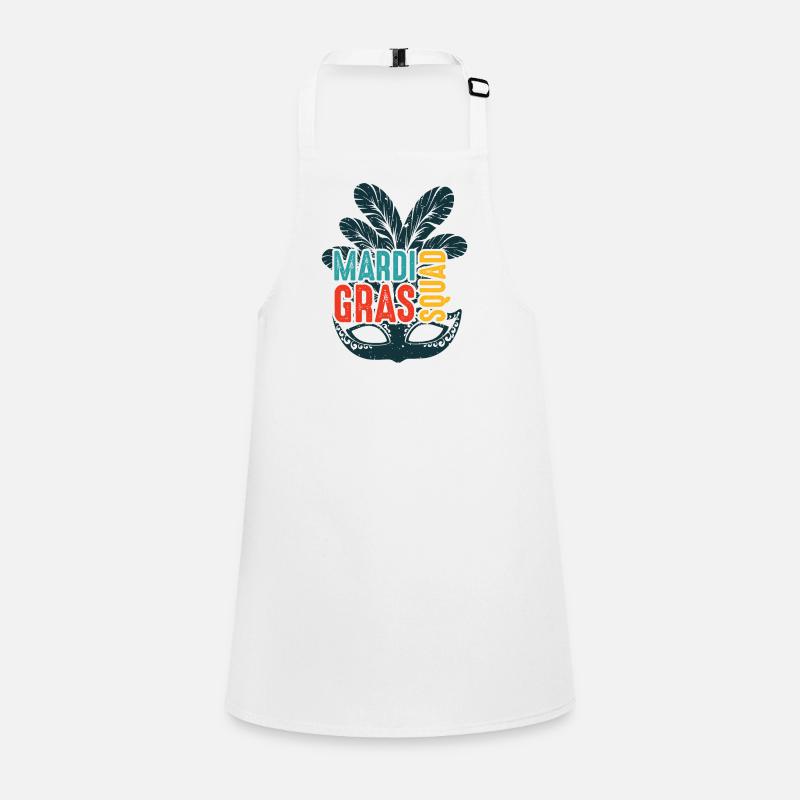 Mardi Gras Squad Children's Apron