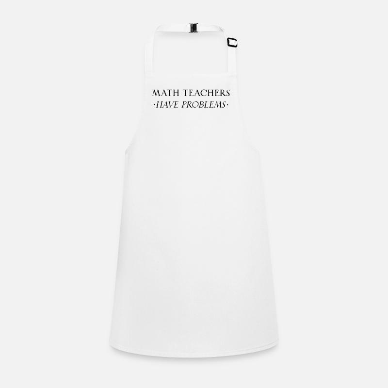 Professeur de mathématiques Formule mathématique Professeur de géométrie Tablier Enfant