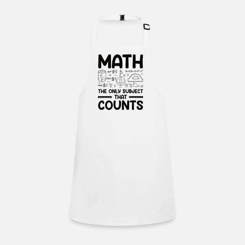 Math Teacher Mathematical Formula Geometry Teacher Children's Apron