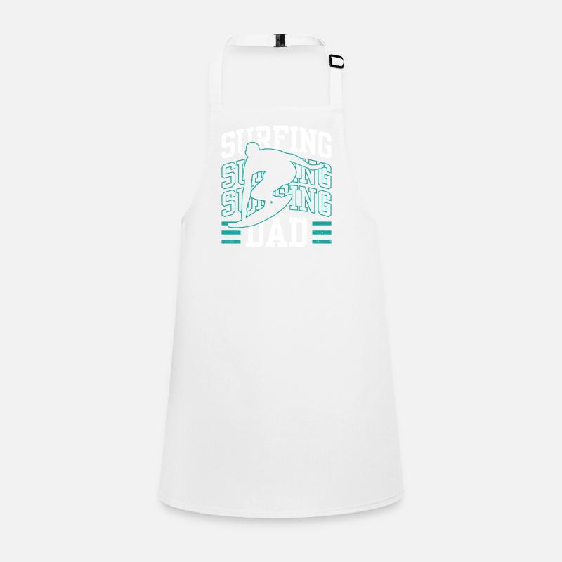 Surf Père Surf Surfboard Surfer Tablier Enfant