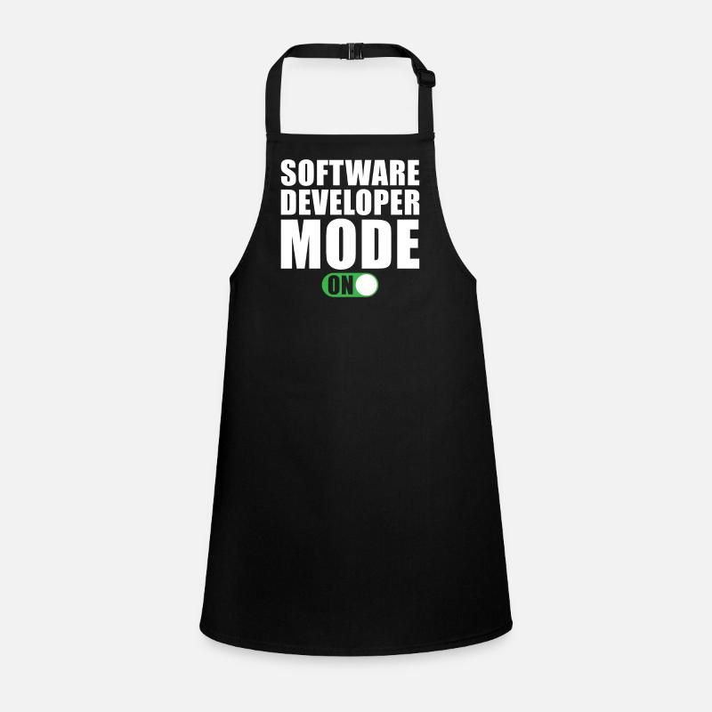 Software Developer Mode On Children's Apron