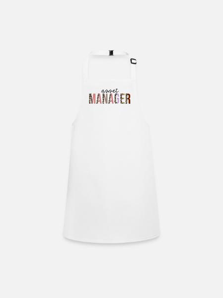 Asset manager Leopard Print Funny - Children's Apron - white - Front