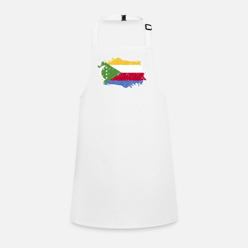 Comoros Flag Grunge Comoros Flag Children's Apron