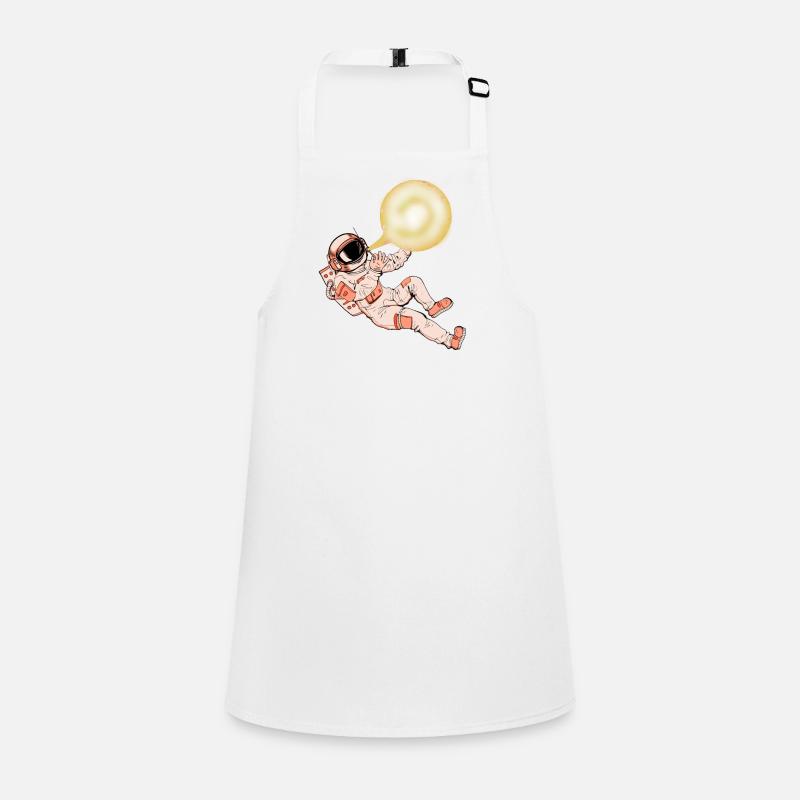 Astronaute avec le vaisseau spatial Spaceship Moon Spaceship Tablier Enfant