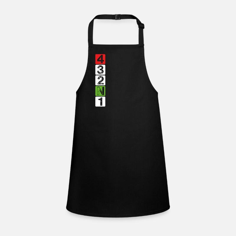 Motorcycle gear shift Children's Apron