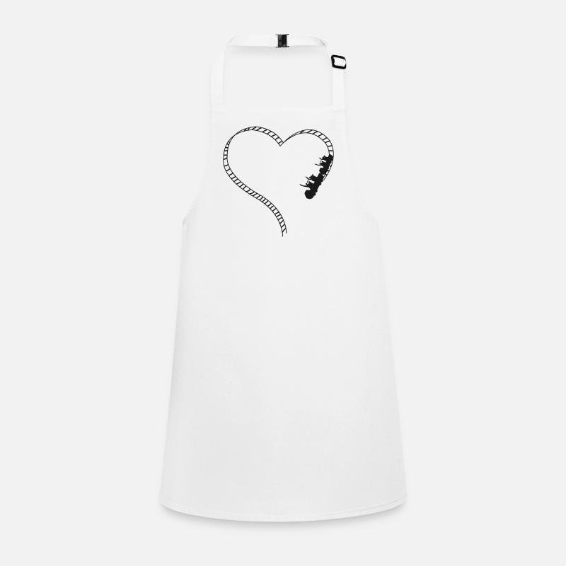 Roller Coaster Heart Children's Apron