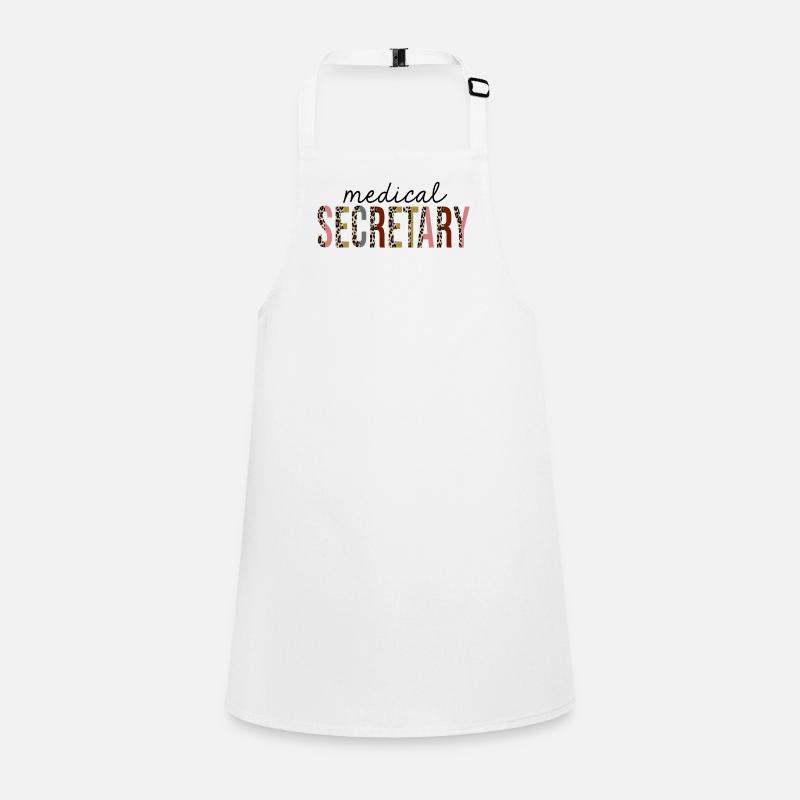 Medical Secretary Leopard Print Funny Children's Apron