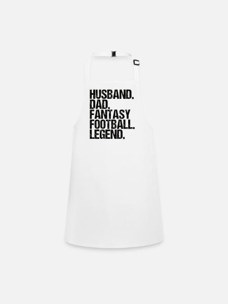 Fantasy Football Father Legend Husband Fantasy - Children's Apron - white - Front