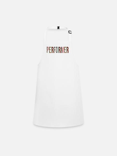 Performer - Children's Apron - white - Front