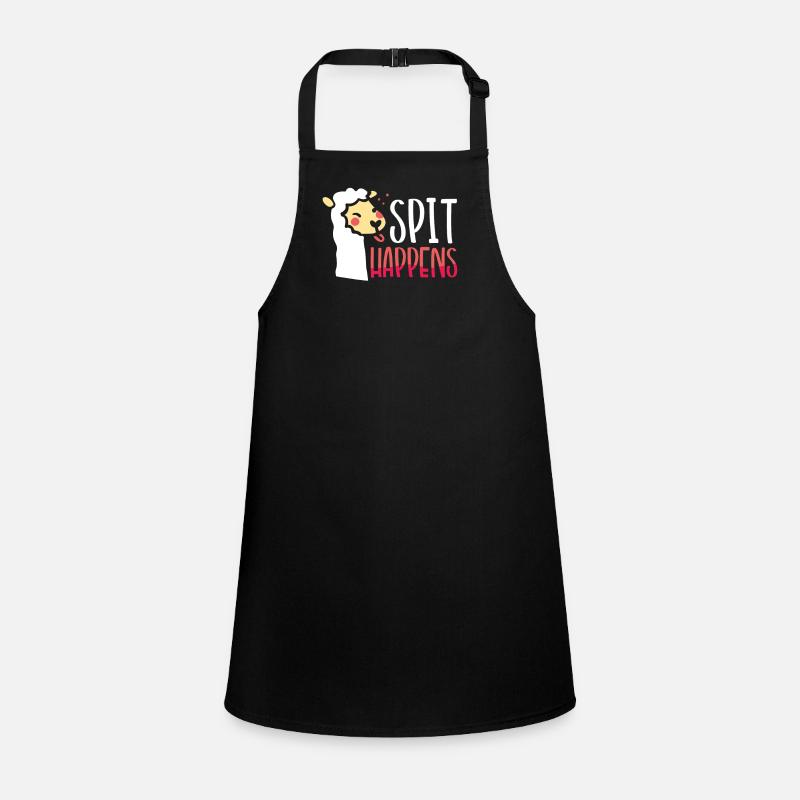 Spit Passes Llama Children's Apron