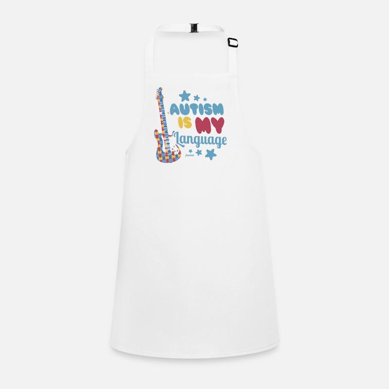 Autism is my language Autistic Asperger's Children's Apron