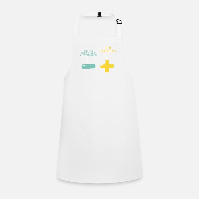 Positive and Negative Mathematics Children's Apron