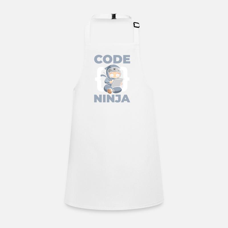 Code Ninja pour les fans d’ordinateurs Tablier Enfant