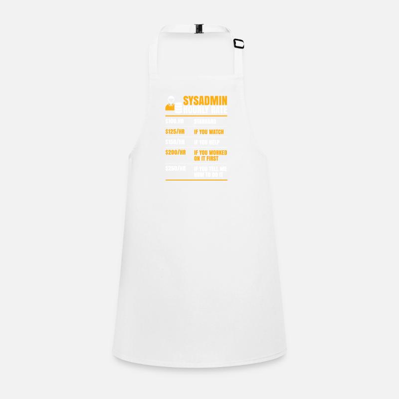 Sysadmin hourly rate for all Children's Apron