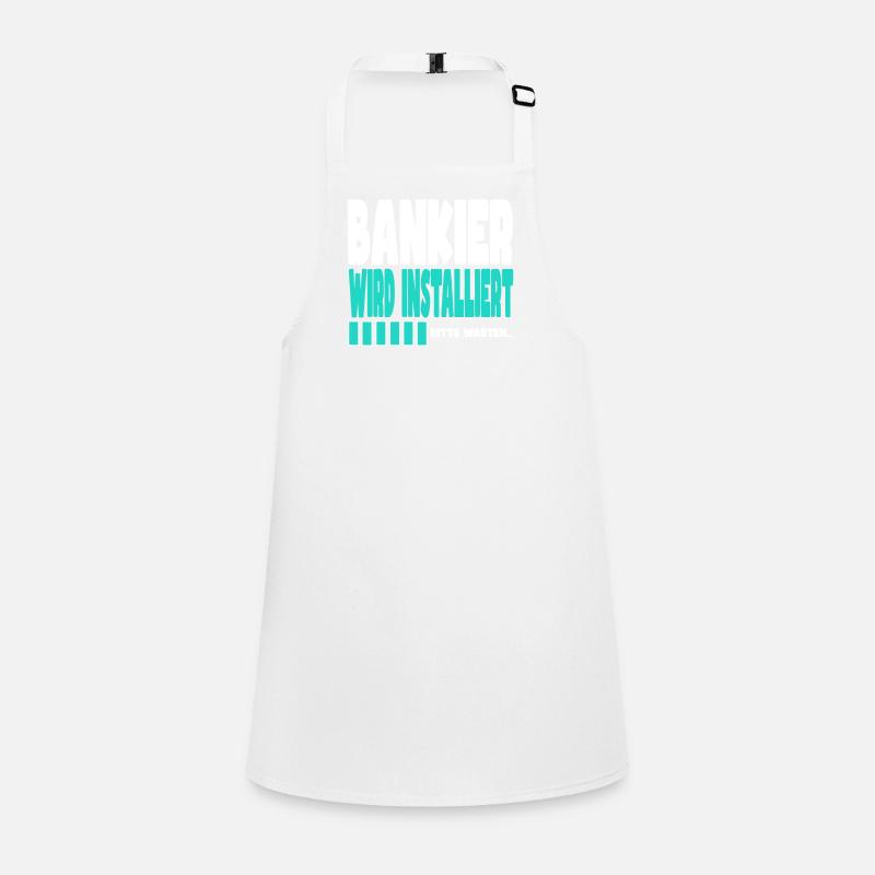 Bankier wird installiert Schürze für Kinder