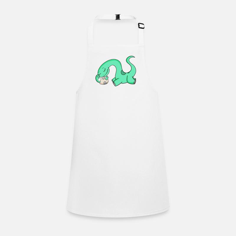 Dinosaurier mit Baby Dinosaurier Schürze für Kinder