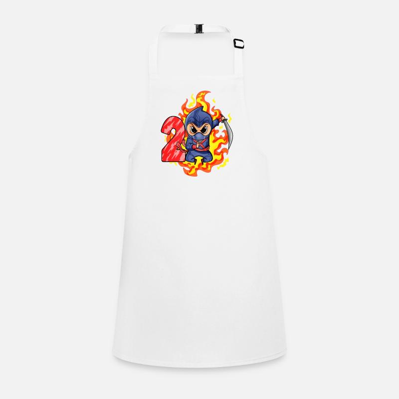 2ème anniversaire Garçon 2 ans Ninja Tablier Enfant