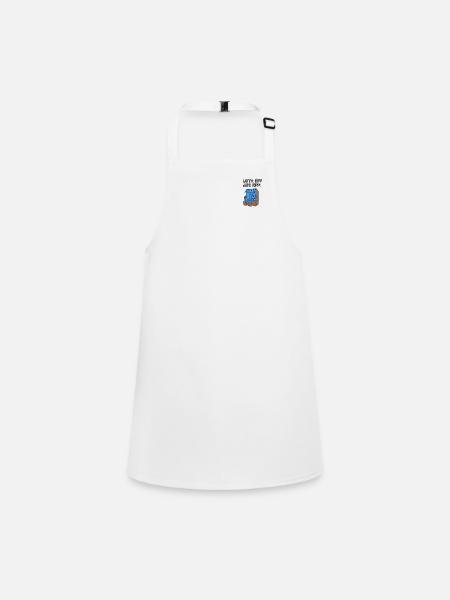 Wennt löppt dann löppt Plattdeutsch Frisian - Children's Apron - white - Front