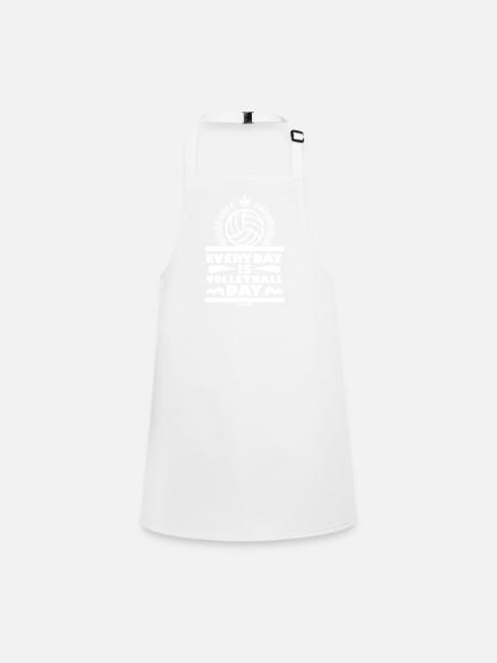 Volleyball - Children's Apron - white - Front