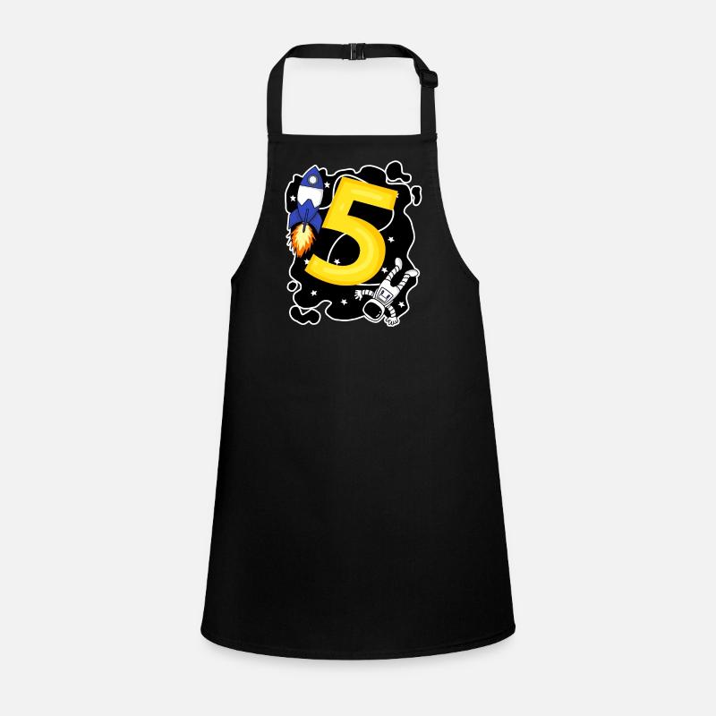 Young 5 years old astronaut Children's Apron