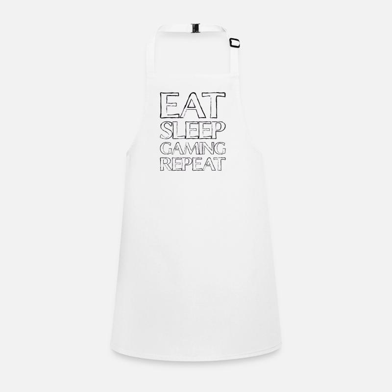 Eating Sleep Gambling Children's Apron
