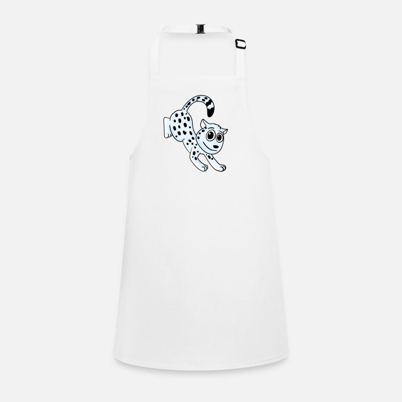 Snow Leopard Leopard Children's Apron