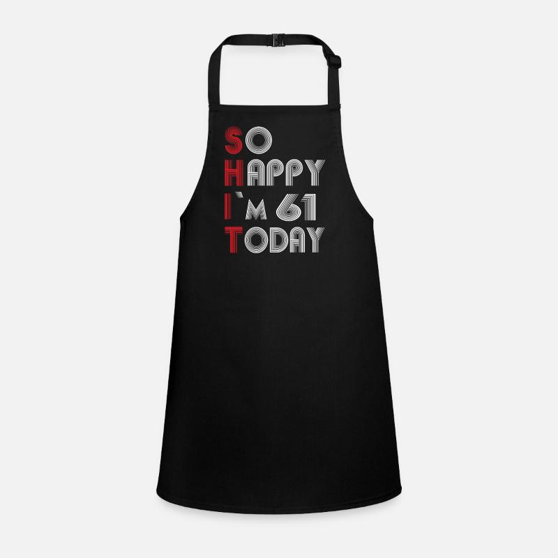 61 birthday Children's Apron