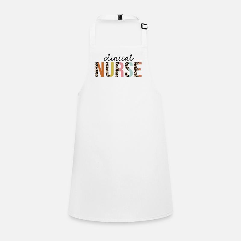 Infirmière clinicienne Leopard Print Infirmière autorisée Tablier Enfant