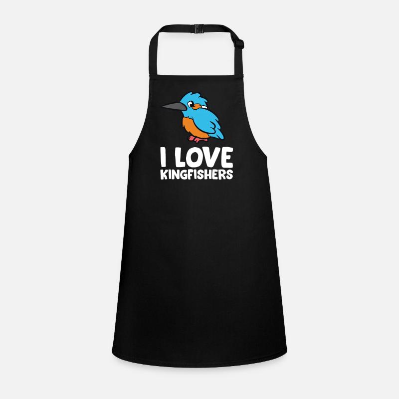 Martin pêcheur - I love kingfishers Tablier Enfant