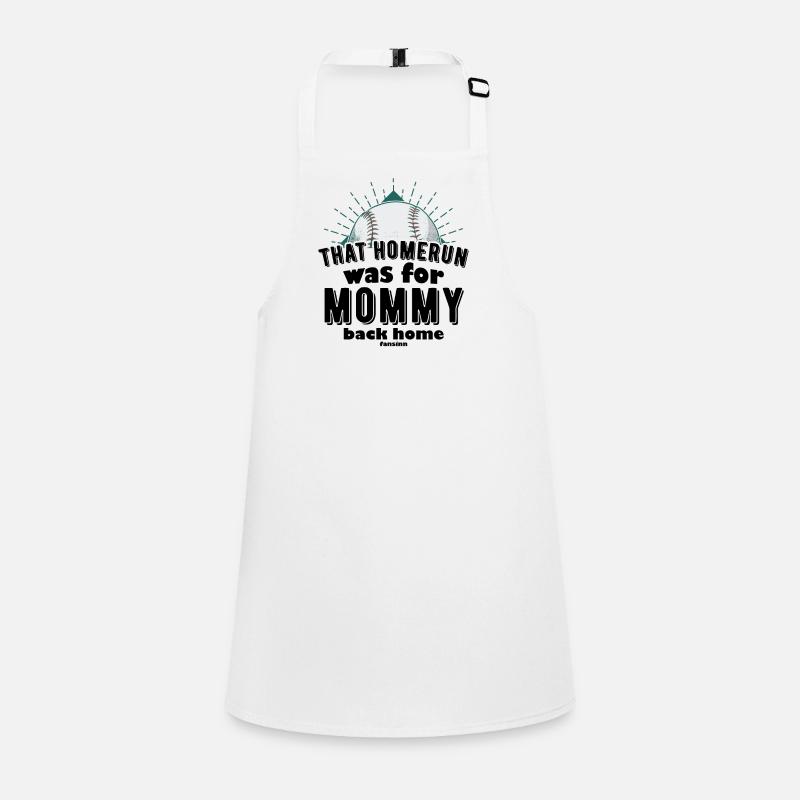 Mom Baseball Children's Apron