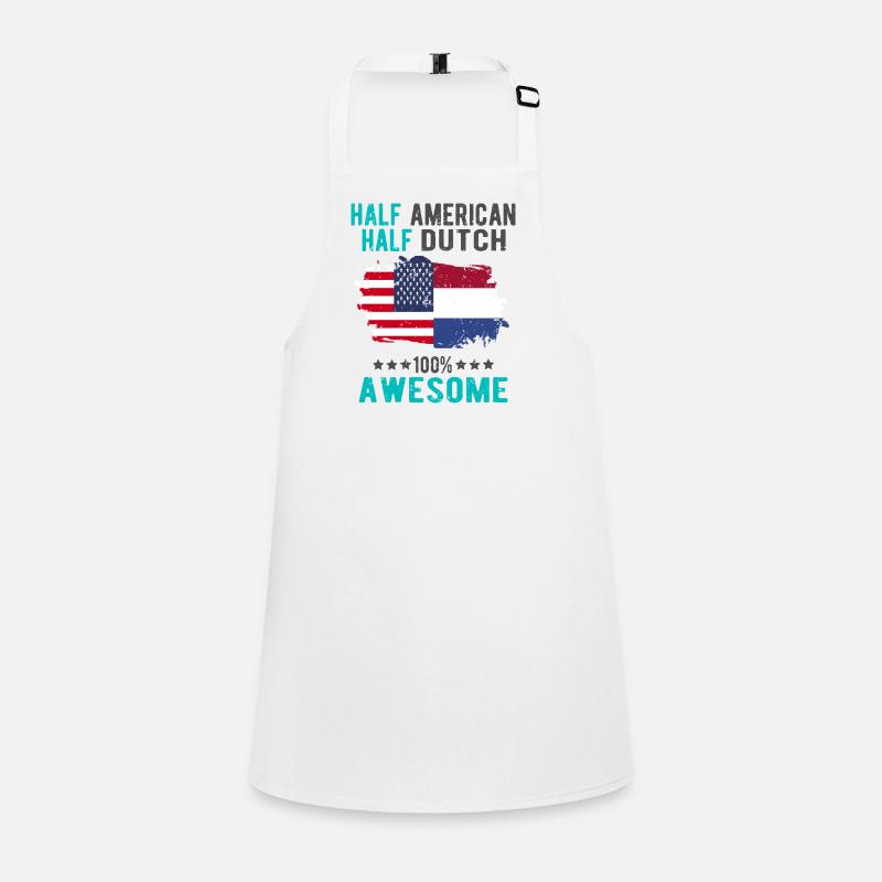 Half American Half Dutch Children's Apron