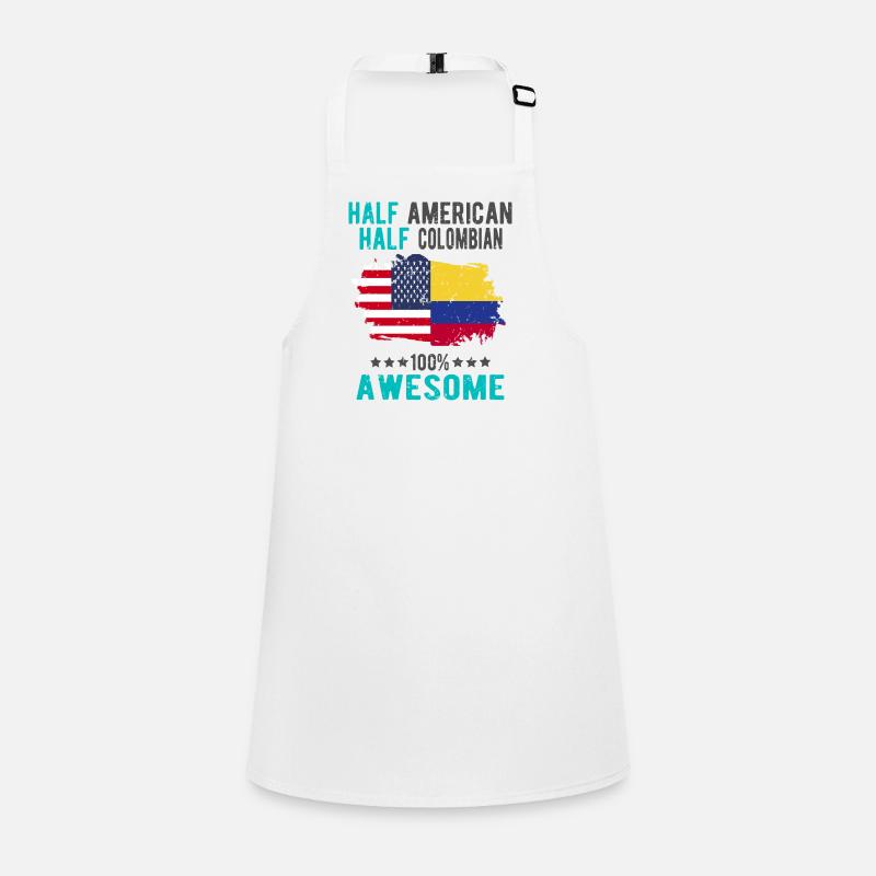 Half American, half Colombian Children's Apron
