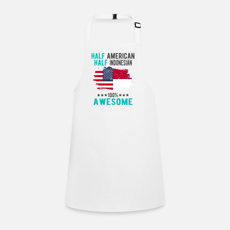 Half American Half Indonesian Children's Apron