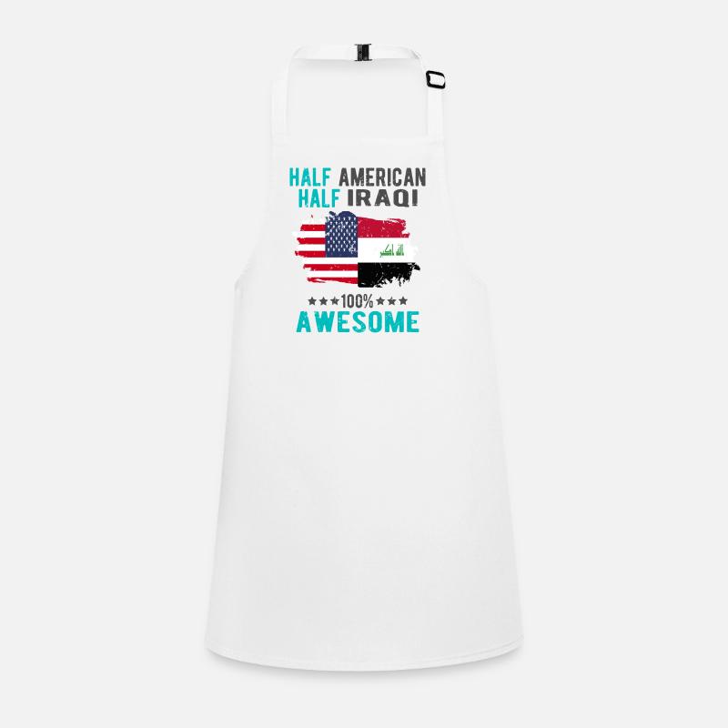 Half American Half Iraqi Children's Apron