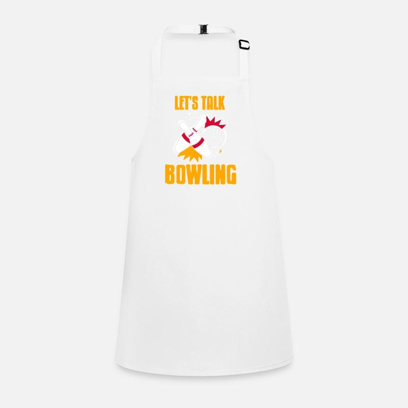Lets talk bowling Schürze für Kinder