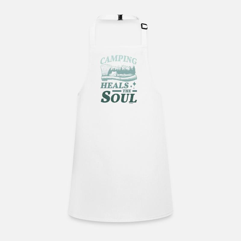 Camping heals the soul Children's Apron