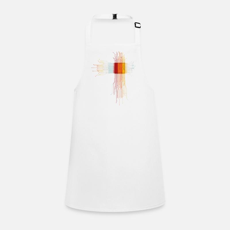 Retro CPU Processor Computer Scientist Electrician Children's Apron