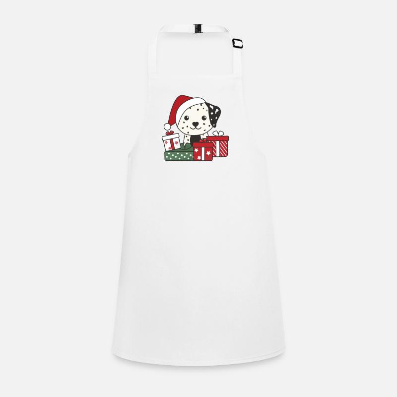 Dalmatian Christmas Gift Winter Dogs Children's Apron