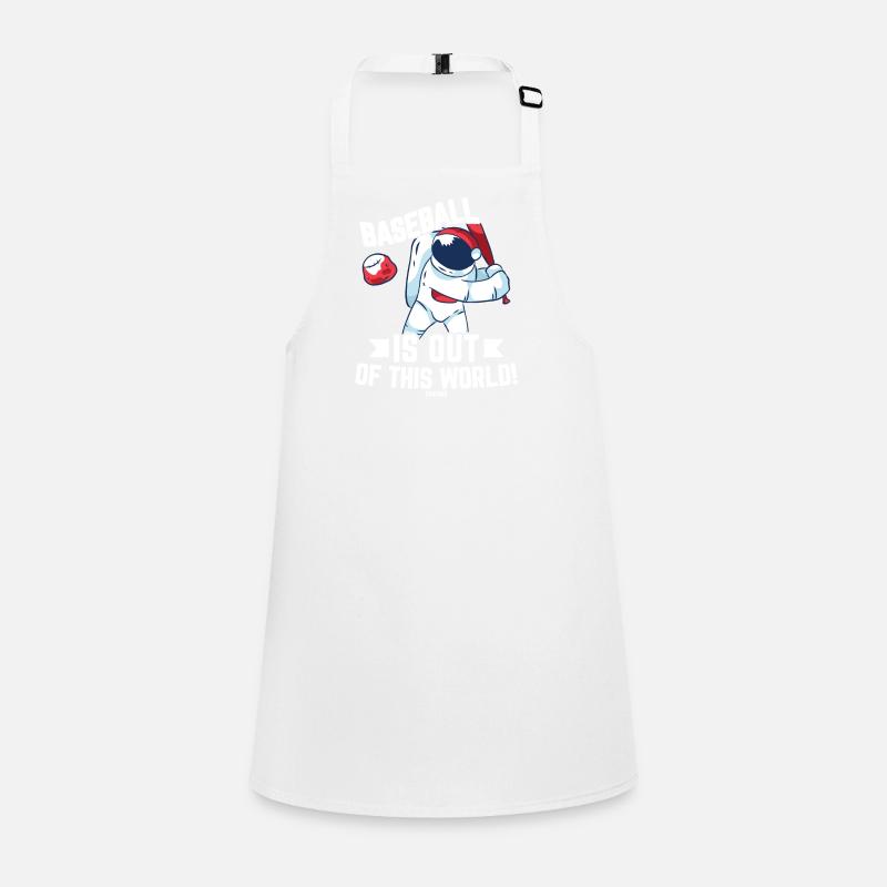 Baseball Bat Space Comet Planet Children's Apron