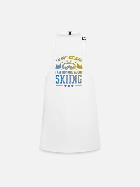 Ski de ski - Tablier Enfant - blanc - Devant