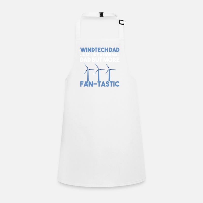 Wind turbine technician wind farm wind power Children's Apron