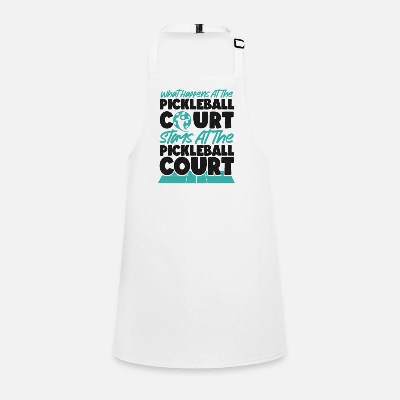 Pickleball Que se passe-t-il au Tablier Enfant