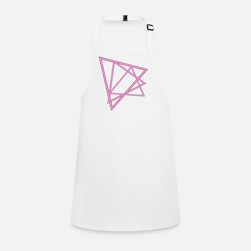 Neon triangles Children's Apron