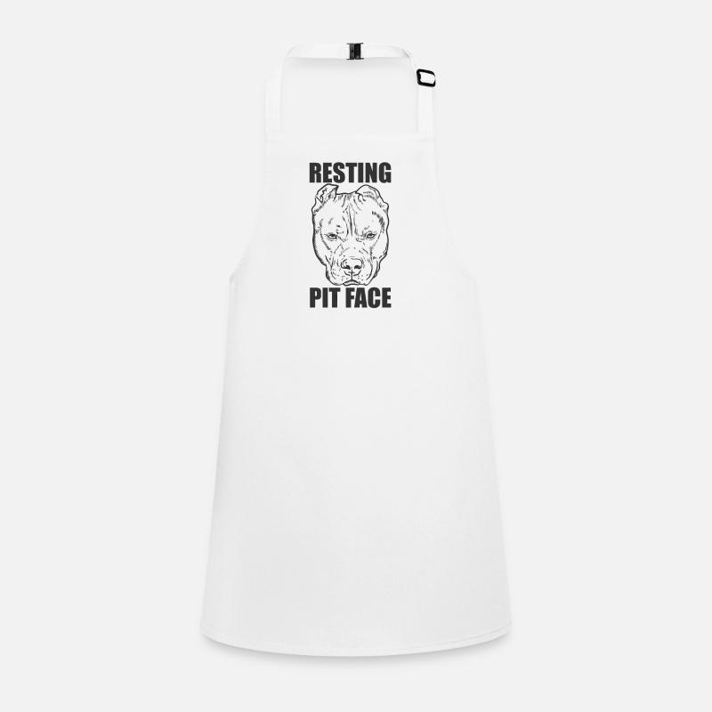 Repos Pit Face Pit Bull Dog Pet Tablier Enfant