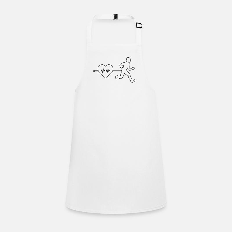 Rythme cardiaque de jogging Tablier Enfant