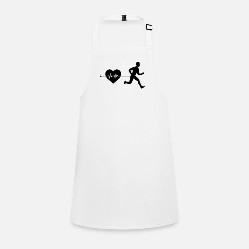 Jogging heartbeat Children's Apron