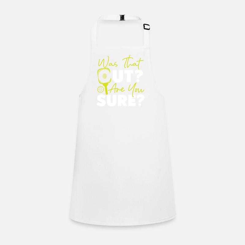 Pickleball était-ce sorti? Êtes-vous Tablier Enfant