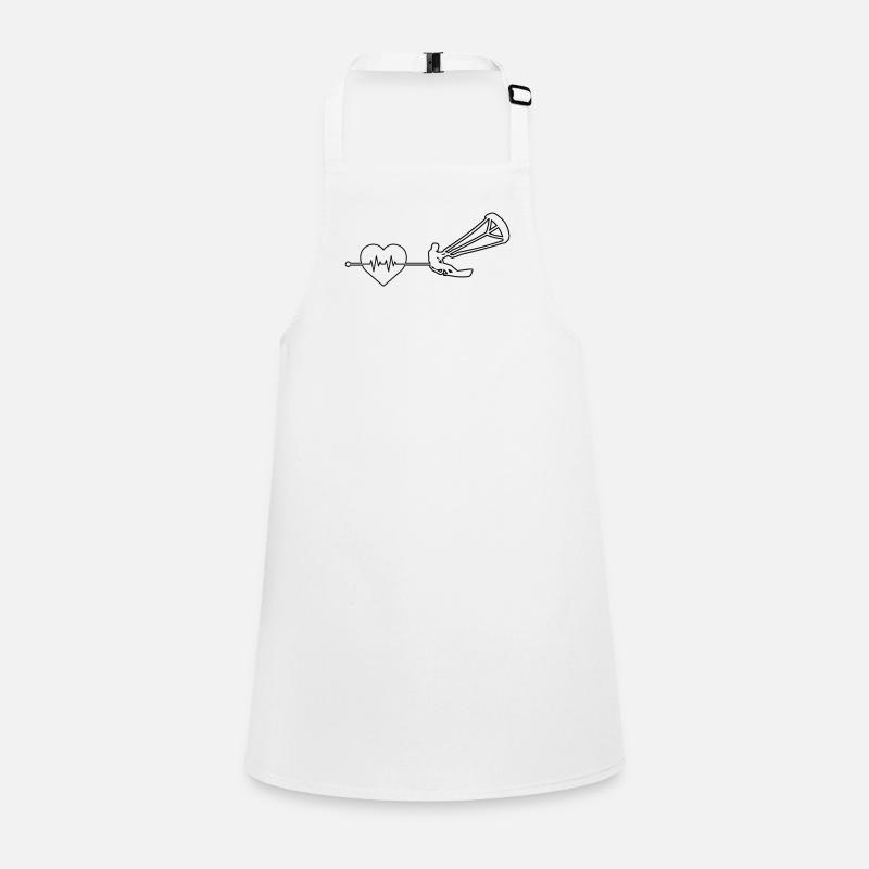 Kite Surf Heartbeat Children's Apron